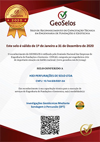 Sondagem de Solo Certificada